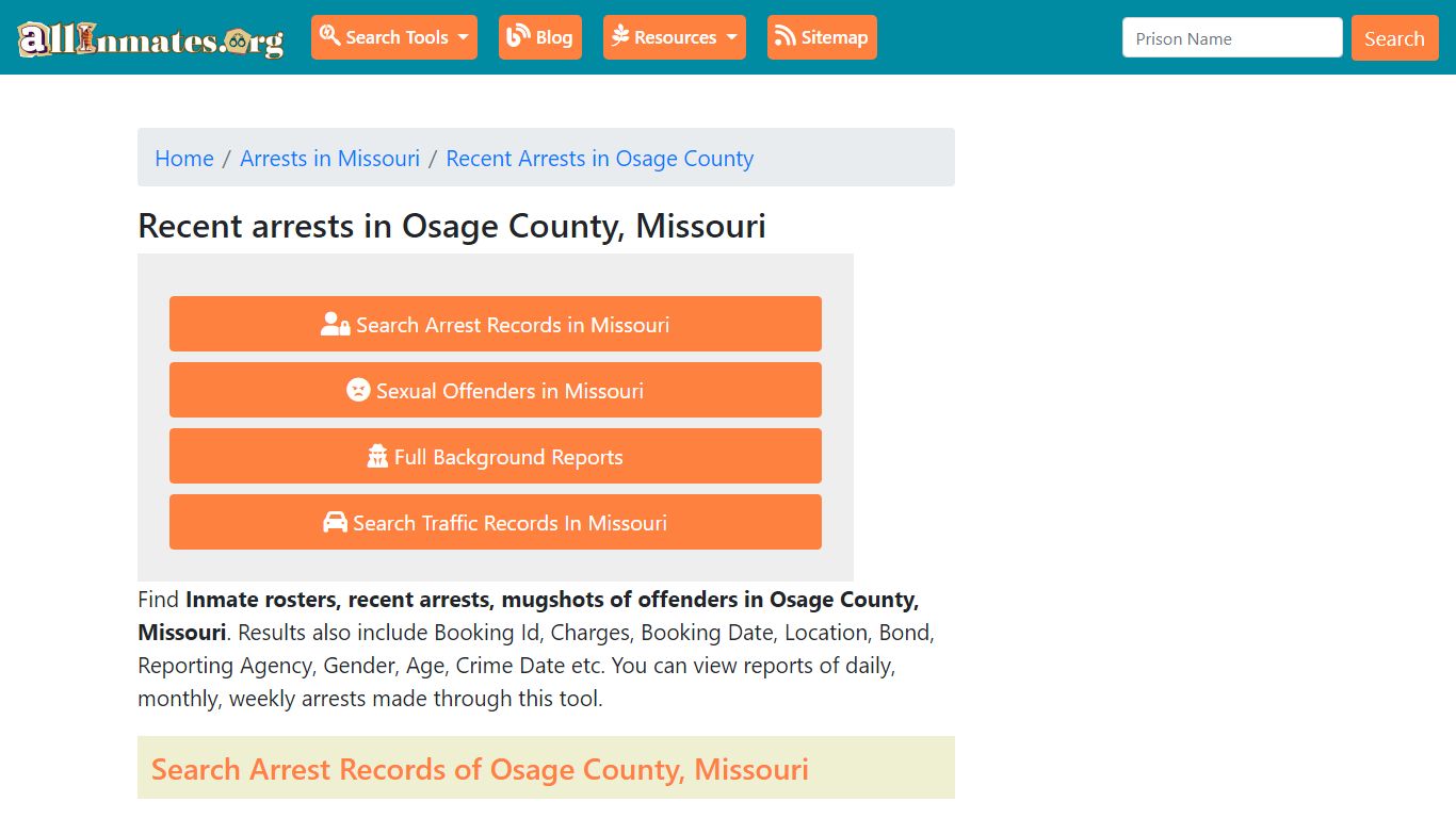 Recent arrests in Osage County, Missouri | Mugshots, Rosters, Inmates ...